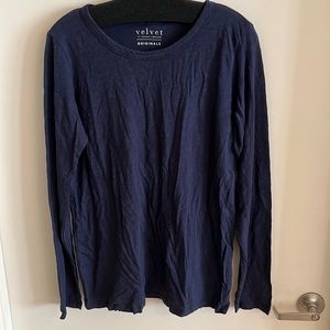 Velvet Long Sleeve Tee